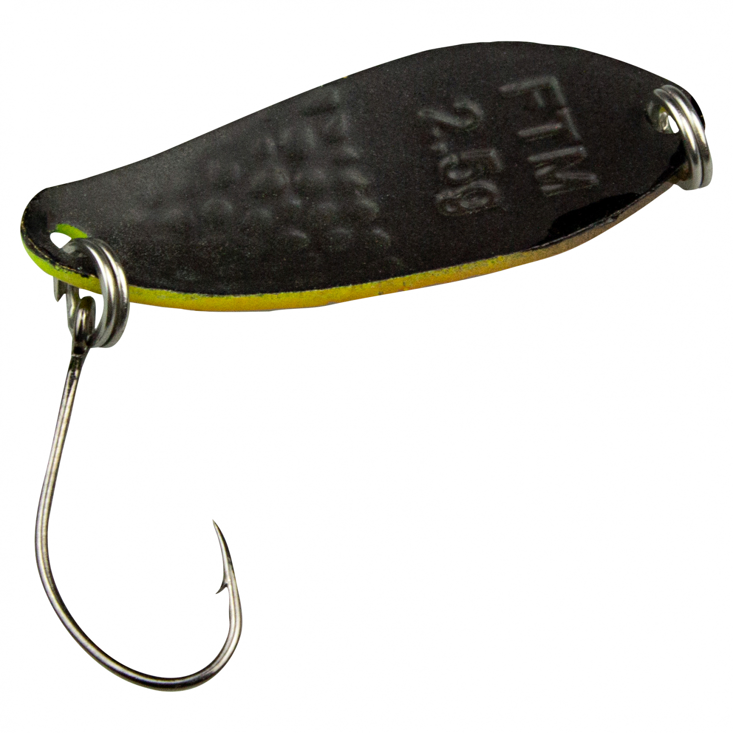 FTM Trout Spoon Dragon (2,5 g, Yellow\/Green, Black UV)