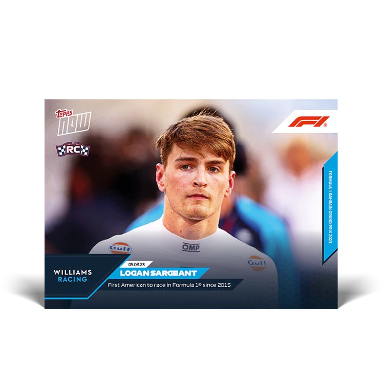 Topps UK - First American to race in Formula 1 since 2015 - F1 TOPPS NOW® Card #003