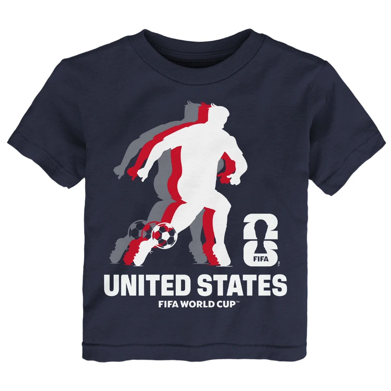 2026 Soccer Fan Collection USA Shadow T-Shirt - Toddler