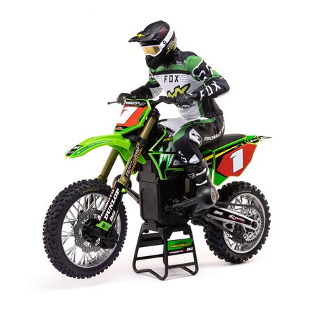 1/4 Promoto-MX Motorcycle RTR with Battery and Charger, Pro Circuit Losi LOS06002