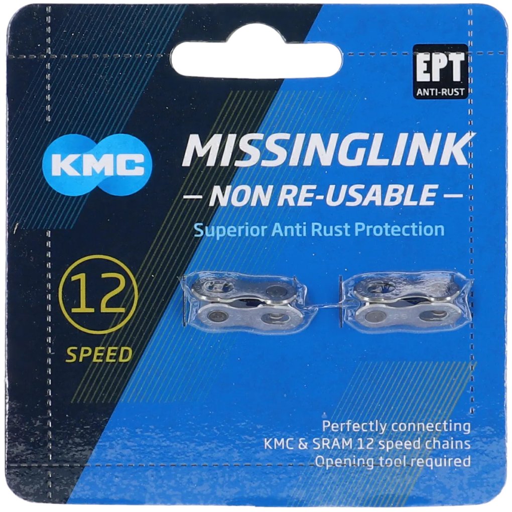 KMC MissingLink 12NR EPT Chain Connector 12-speed - 2 pcs. - silver