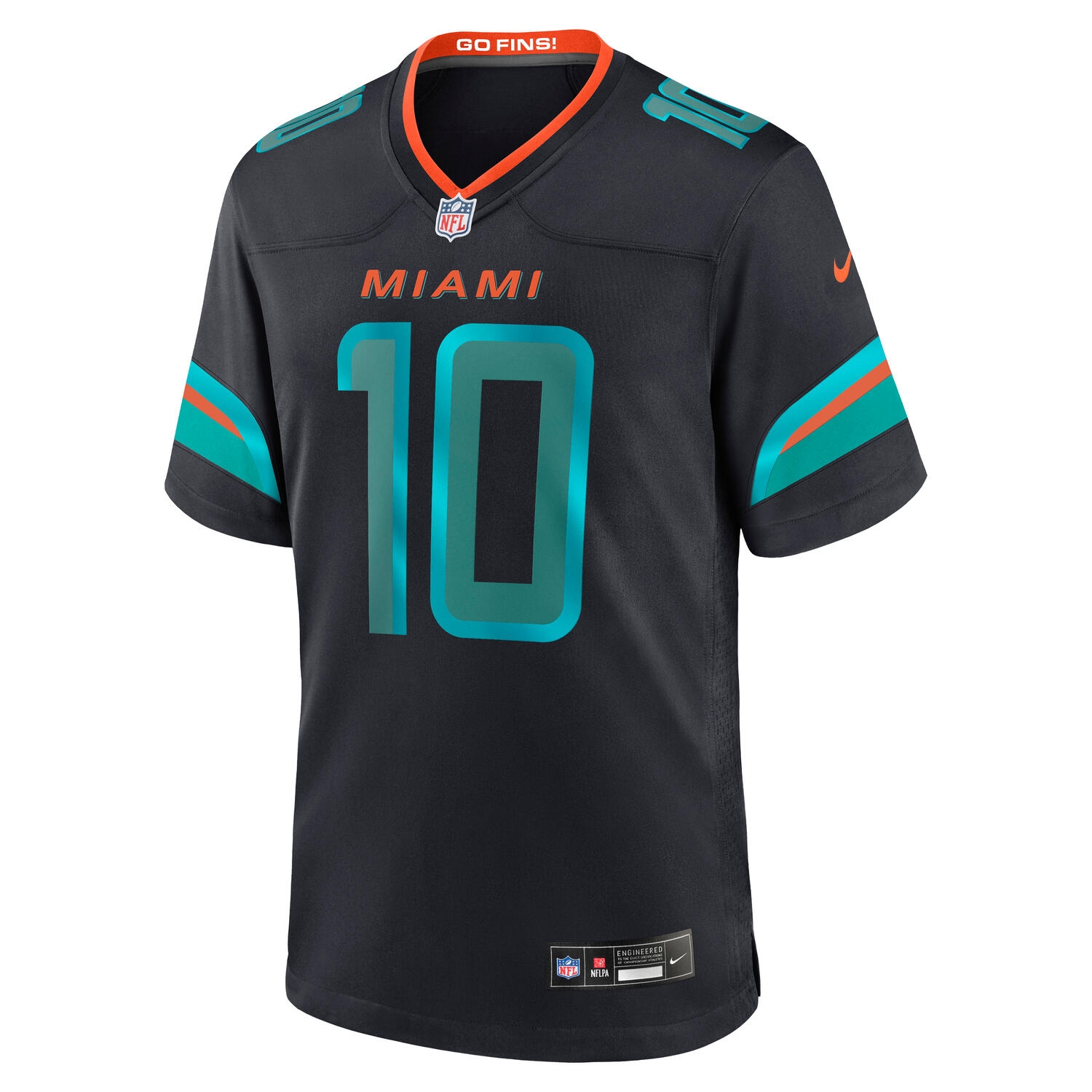 Tyreek Hill #10 Miami Dolphins 2025 Rivalries Game NFL Jersey Navy