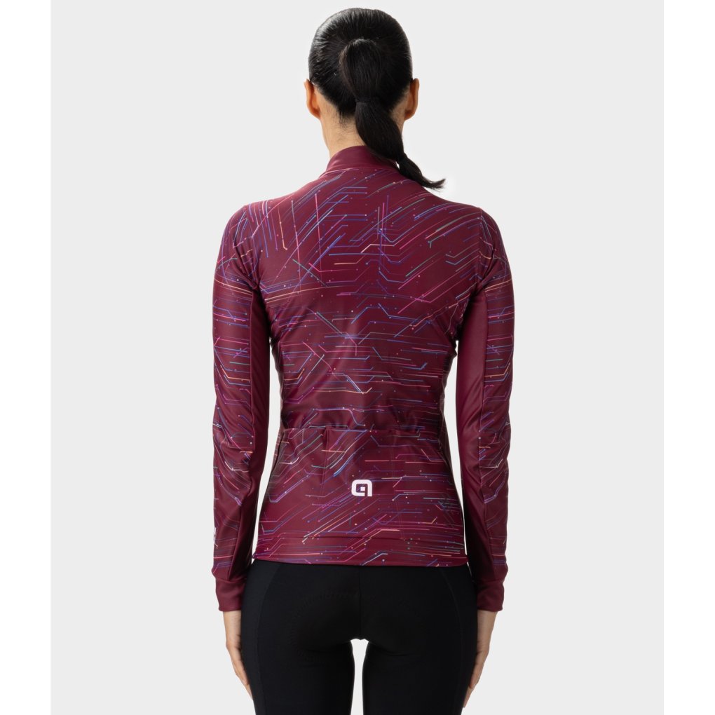 Alé PR-E Byte Long Sleeve Jersey Women - bordeaux