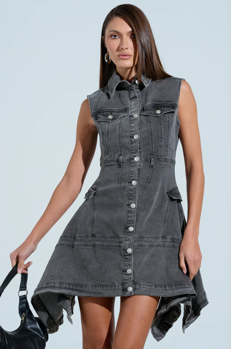 Michelle Denim Mini Dress
