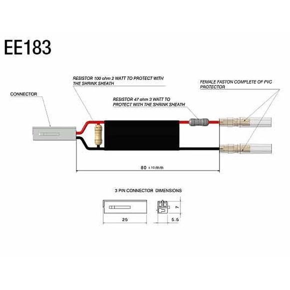 Rizoma Connector for Rear IndicatorRef: rz0807 / ee183h