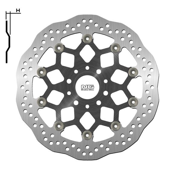 Wave NG floating brake discRef: Ngd00430A / 1024770