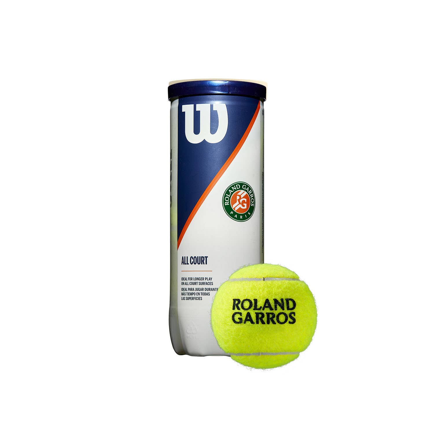3-BALL CAN OF WILSON ROLAND GARROS ALL COURT WRT126400
