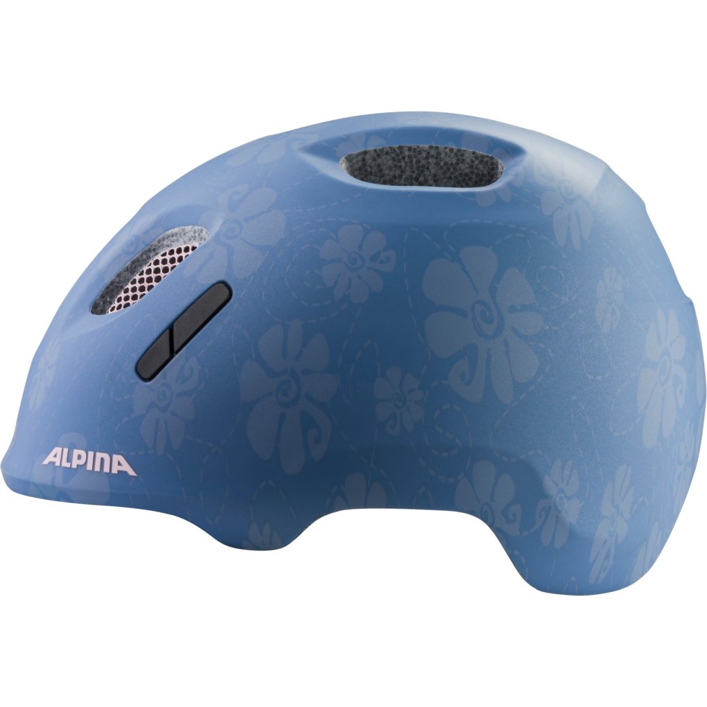 Alpina Ximo 2 LE Helmet Kids - soft blue flowers matt