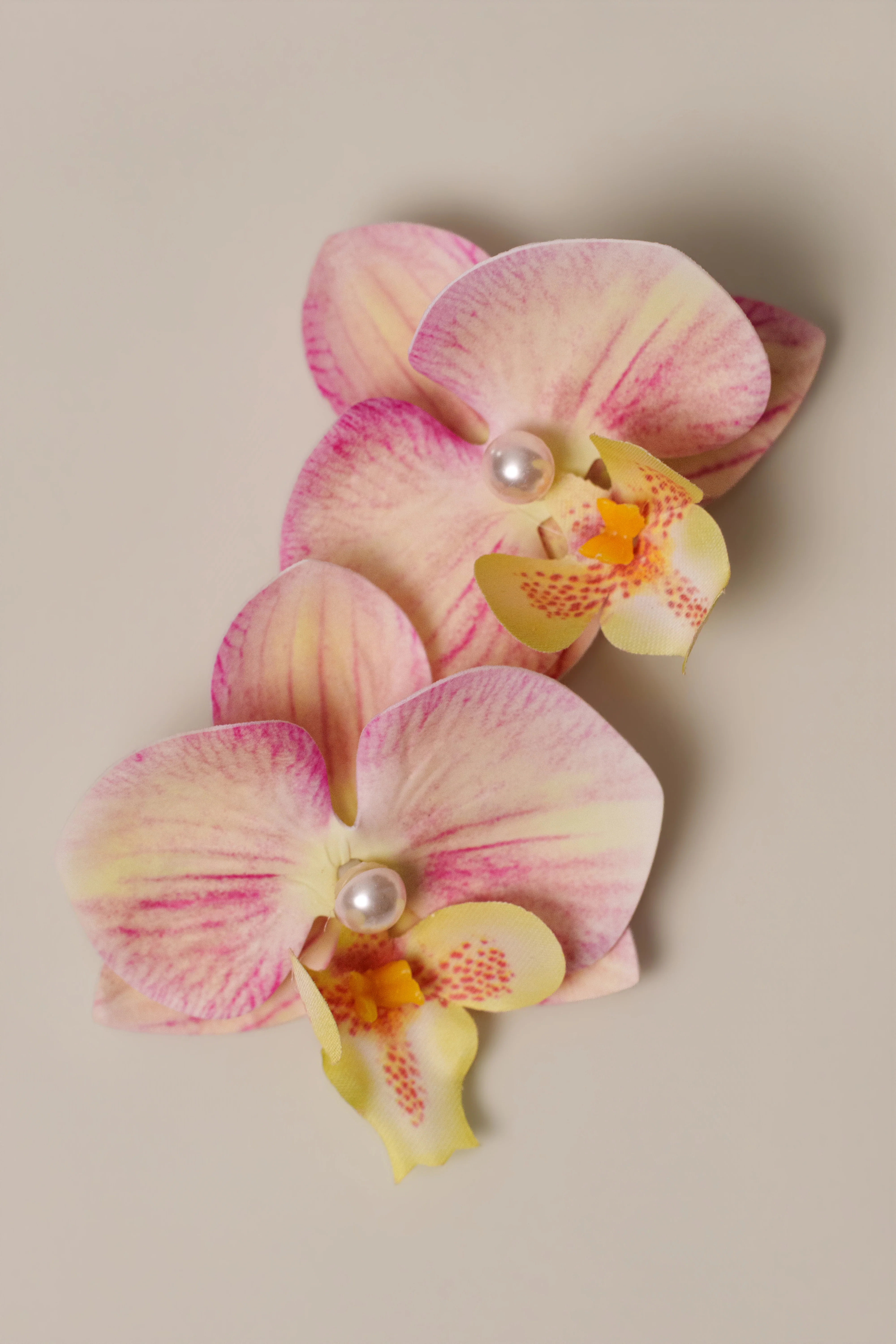 Yellow Island Bloom Hair Clip Set
