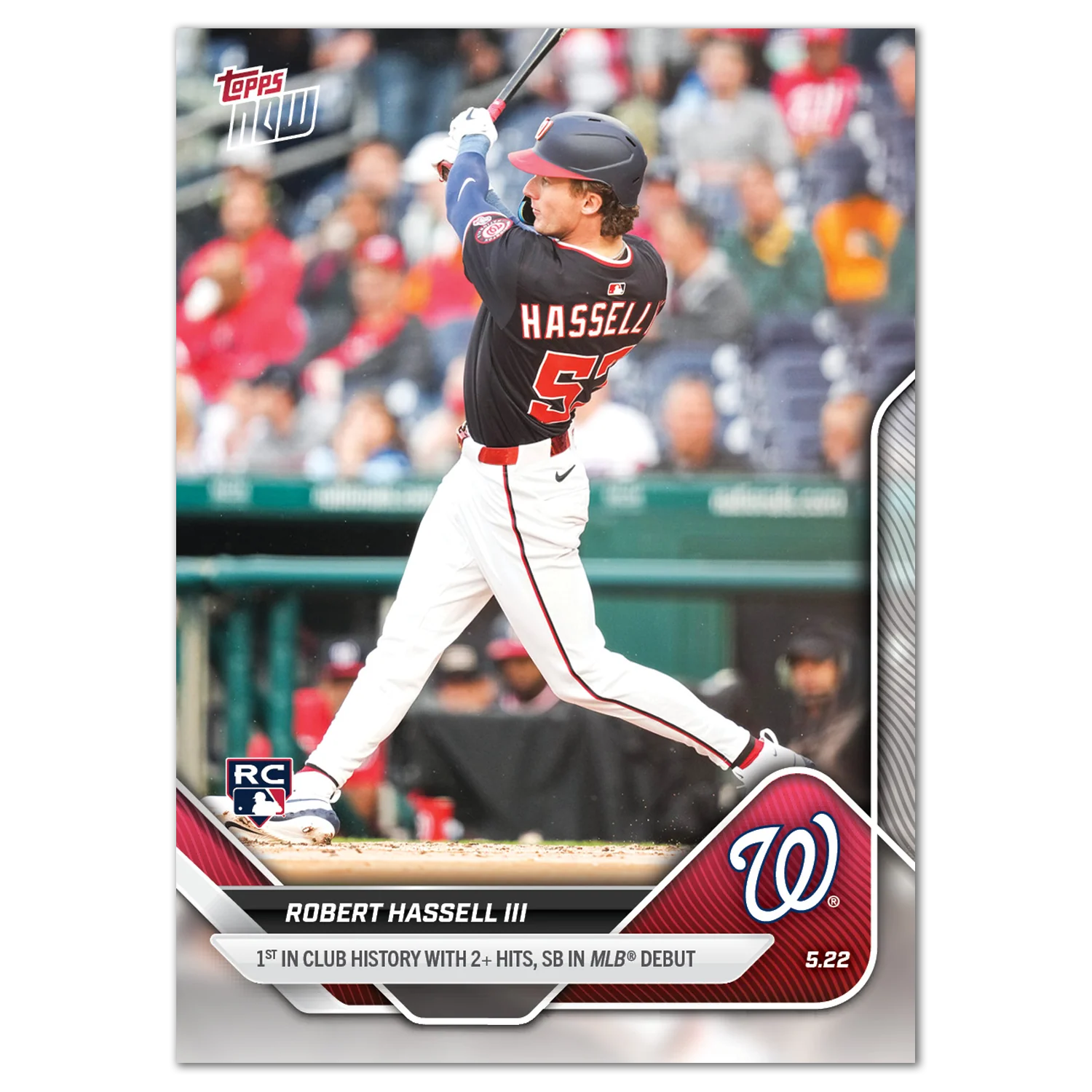 Robert Hassell III - 2025 MLB Topps NOW® - Card 202