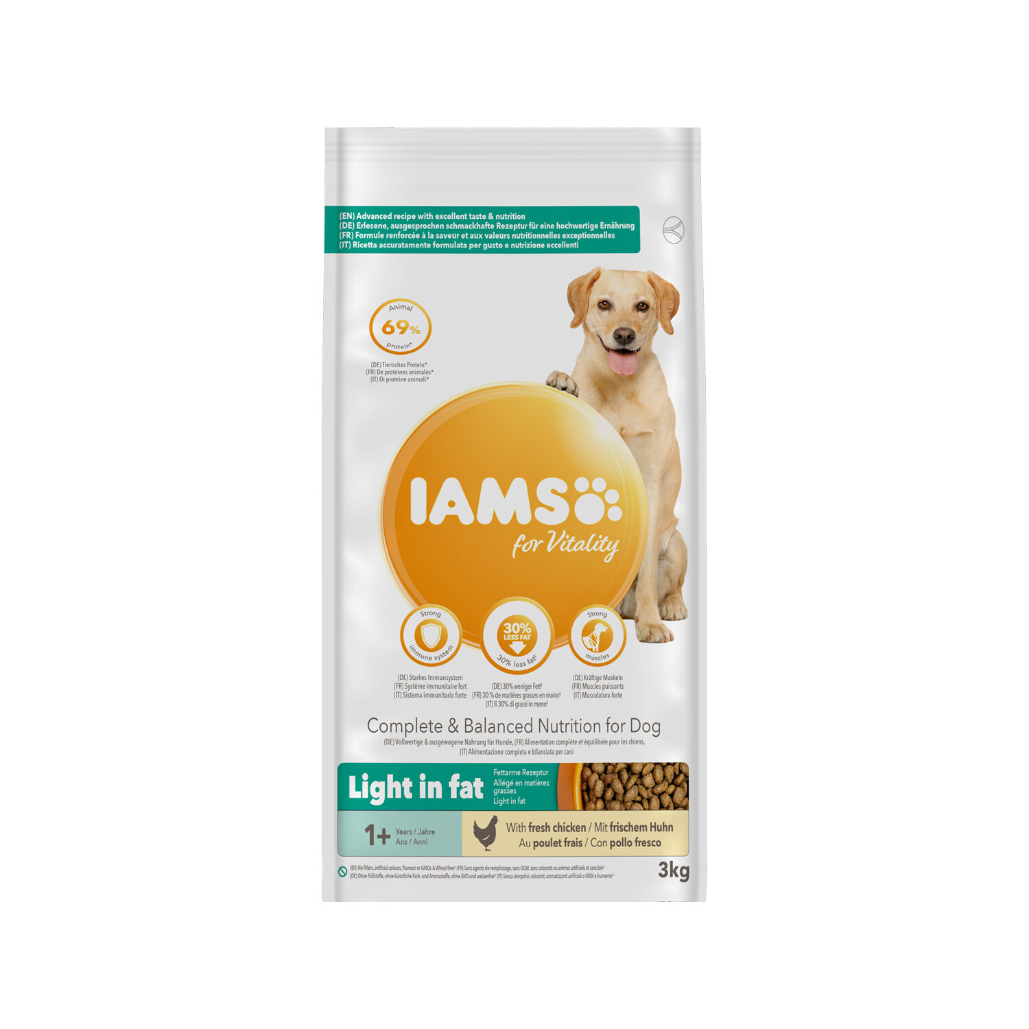 IAMS Dog Light in Fat - 12kg