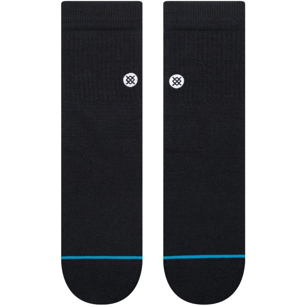 Stance Icon Quarter Socks Unisex - black