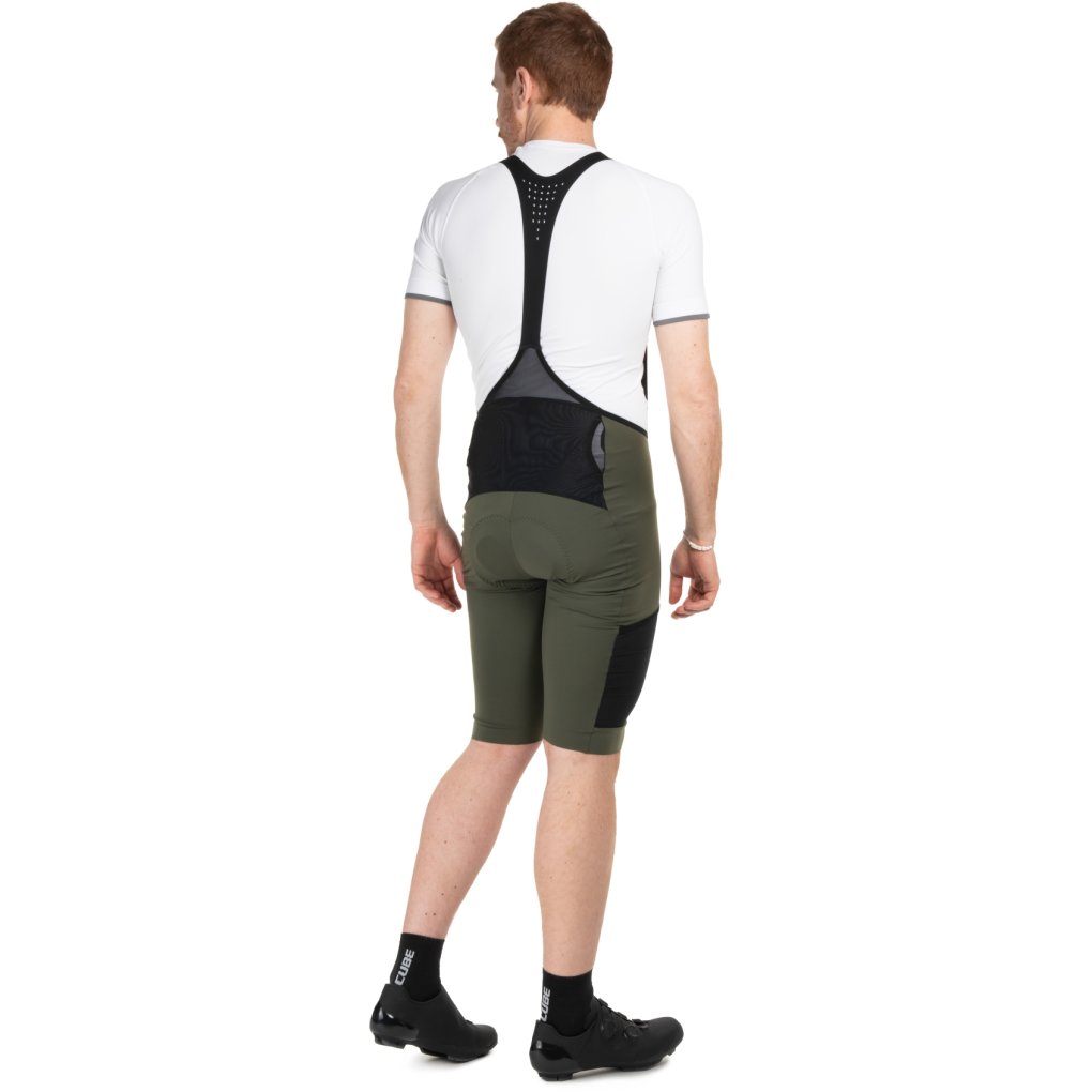 CUBE Gravel Cargo Bib Shorts Men - olive
