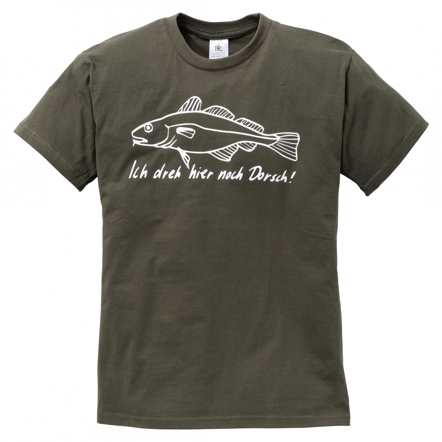 T-Shirt ‘I'M Still Turning Cod Here!’ Men (Olive)
