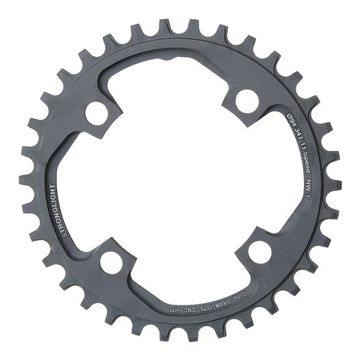 Stronglight HT3 MTB Narrow-Wide Chainring - 4-Arm - 94mm - for SRAM X01 - grey