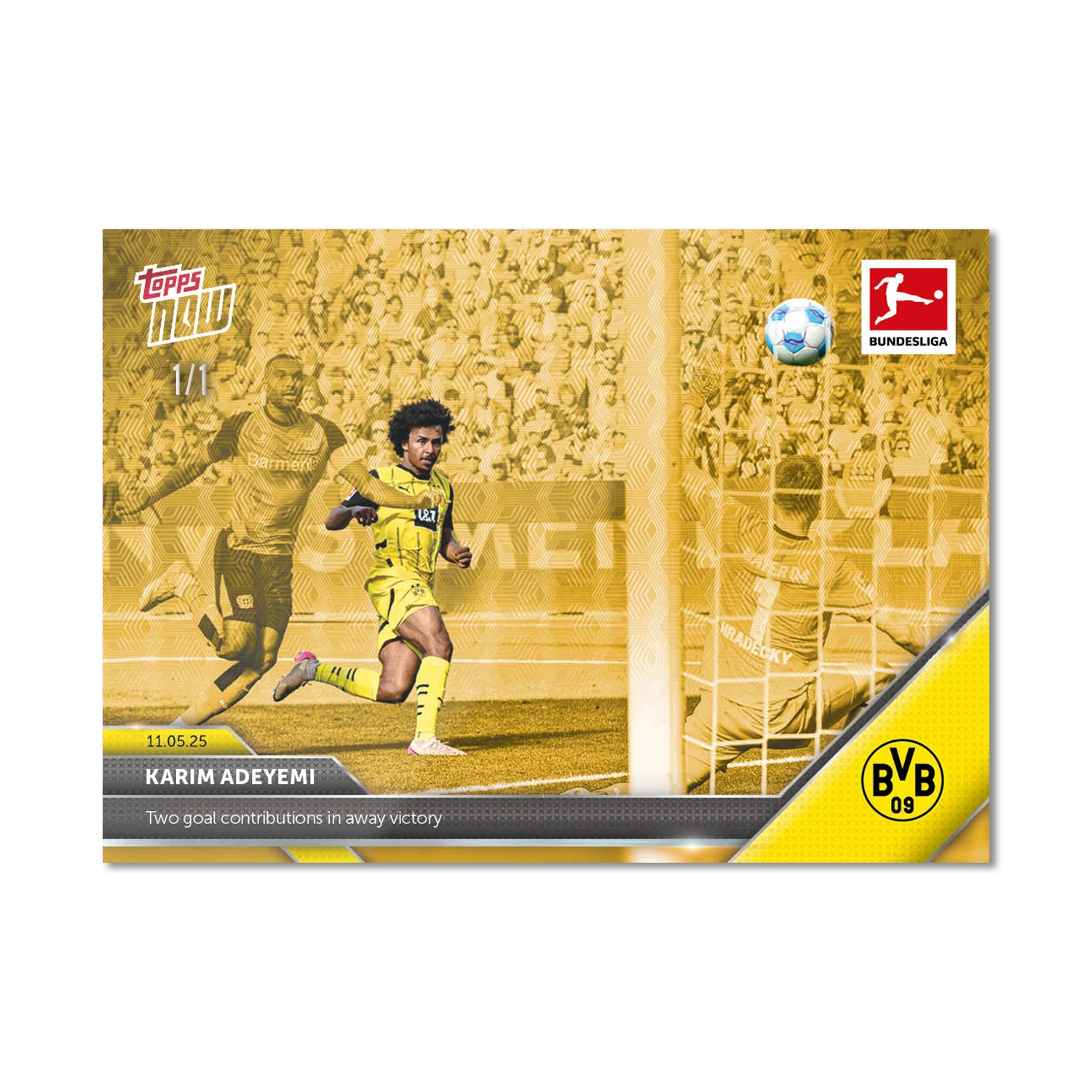 Karim Adeyemi - 2024-25 Bundesliga Topps NOW® - Card 185