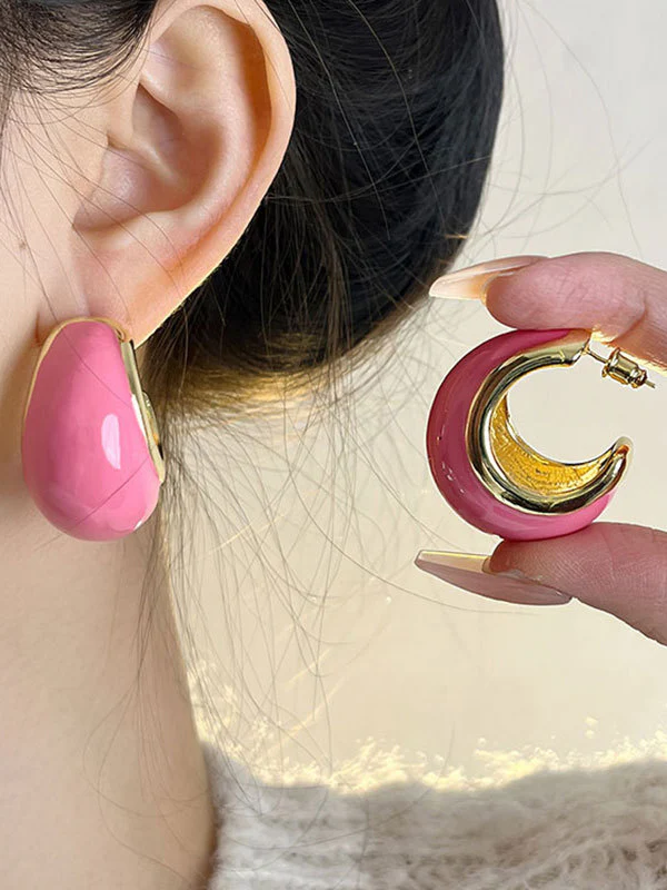 Geometric Drop Earrings