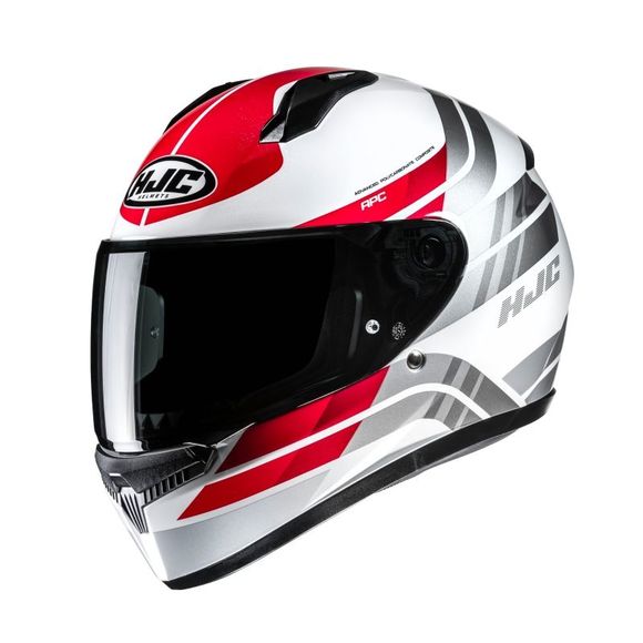 HJC C10 full face helmet - HIPER - White / RedRef: HJ1383