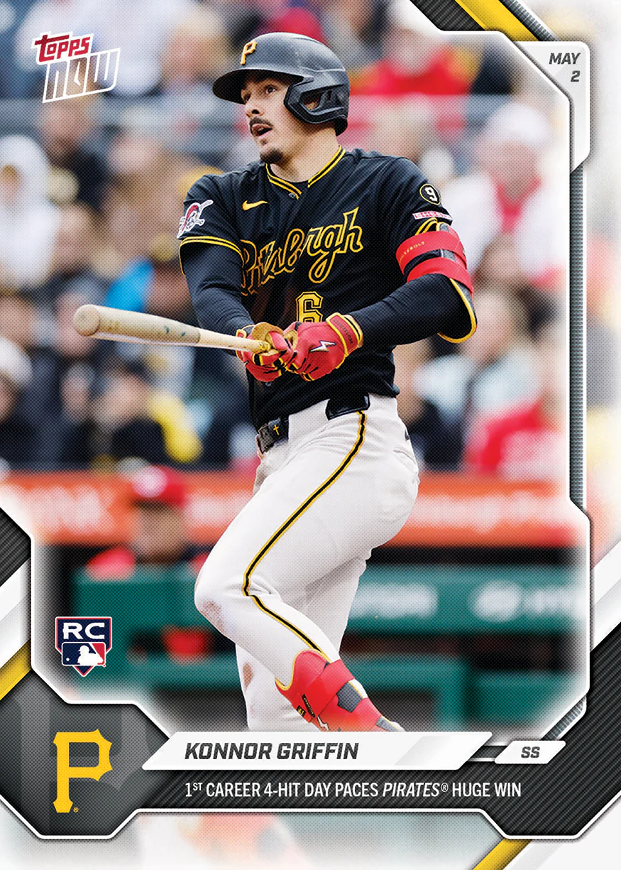 Konnor Griffin - 2026 MLB Topps NOW® - Card 154 - PR: 6128
