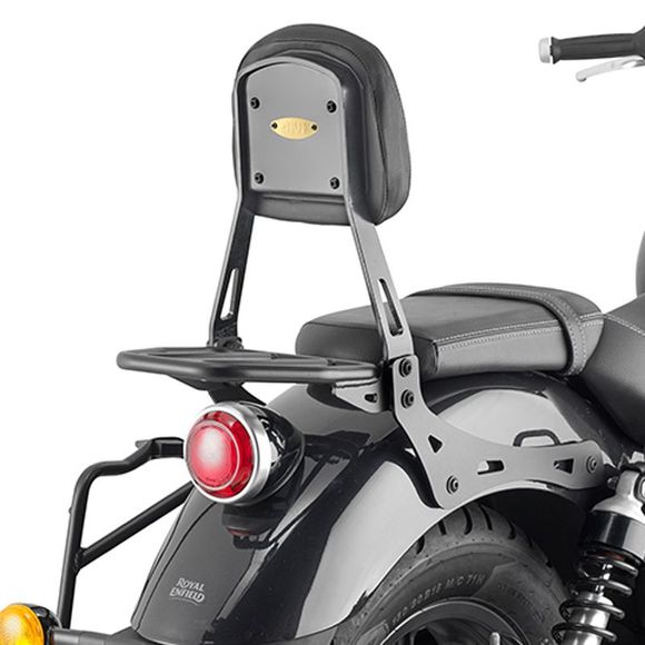 Sissy bar Givi black varnished - BlackROYAL ENFIELD 650 SUPER METEOR 650 - 2023 - 2025Ref: gi1737 / ts9058b