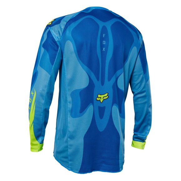 Maillot cross Fox AIRLINE EXO 2023 - Bleu / JauneRef : FX3766