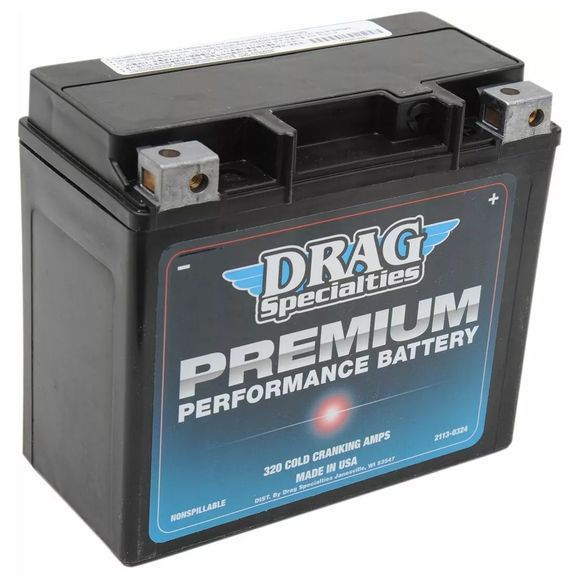Drag Specialties HIGH PERFORMANCE Firm Battery Type AGM Maintenance Free/Ready to UseRef: DRG0372 / 21130454