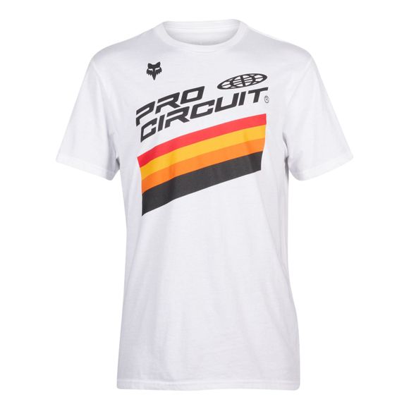 Short Sleeve T-Shirt Fox PRO CIRCUIT - WhiteRef: fx4252-c758