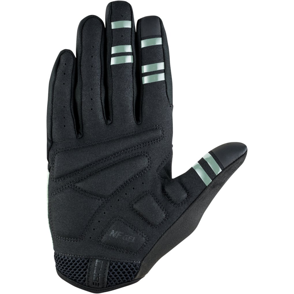 CUBE NF Ergonomics GEL Long Finger Gloves - grey