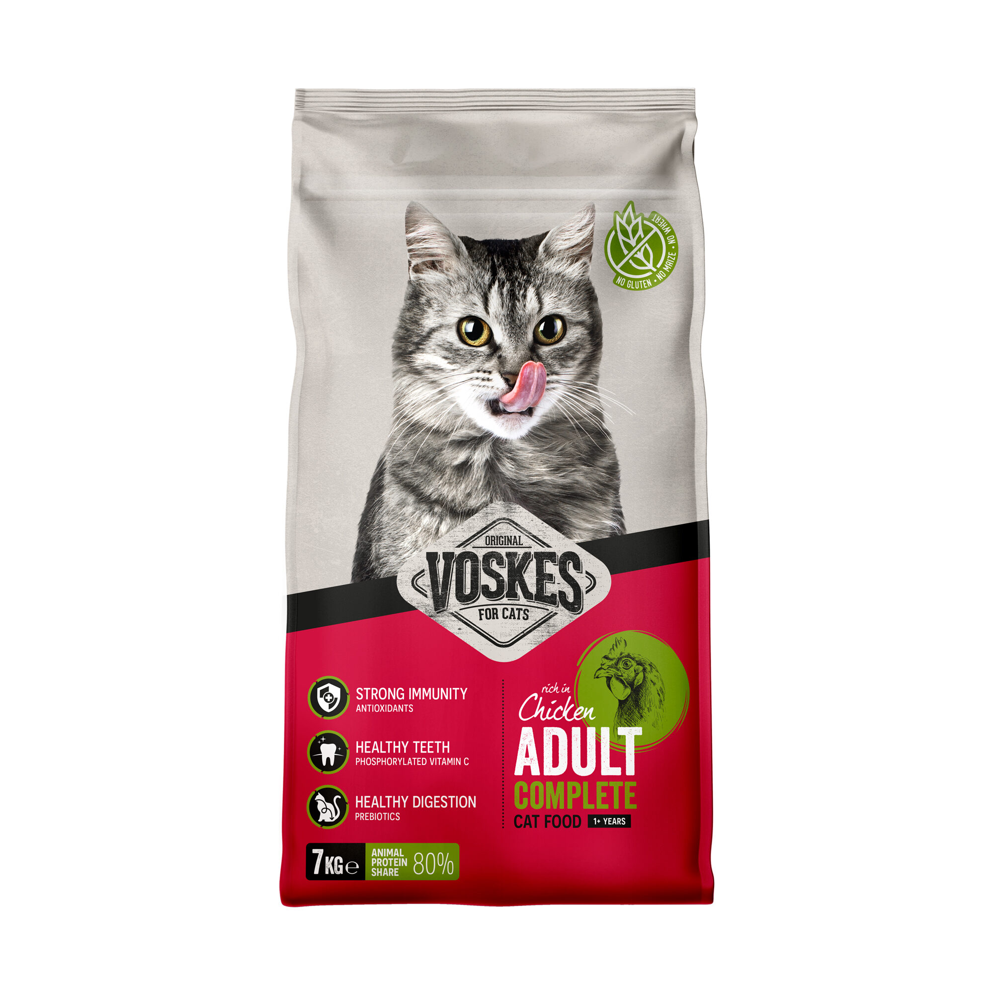 Voskes Adult Cat Food - Chicken - 2kg