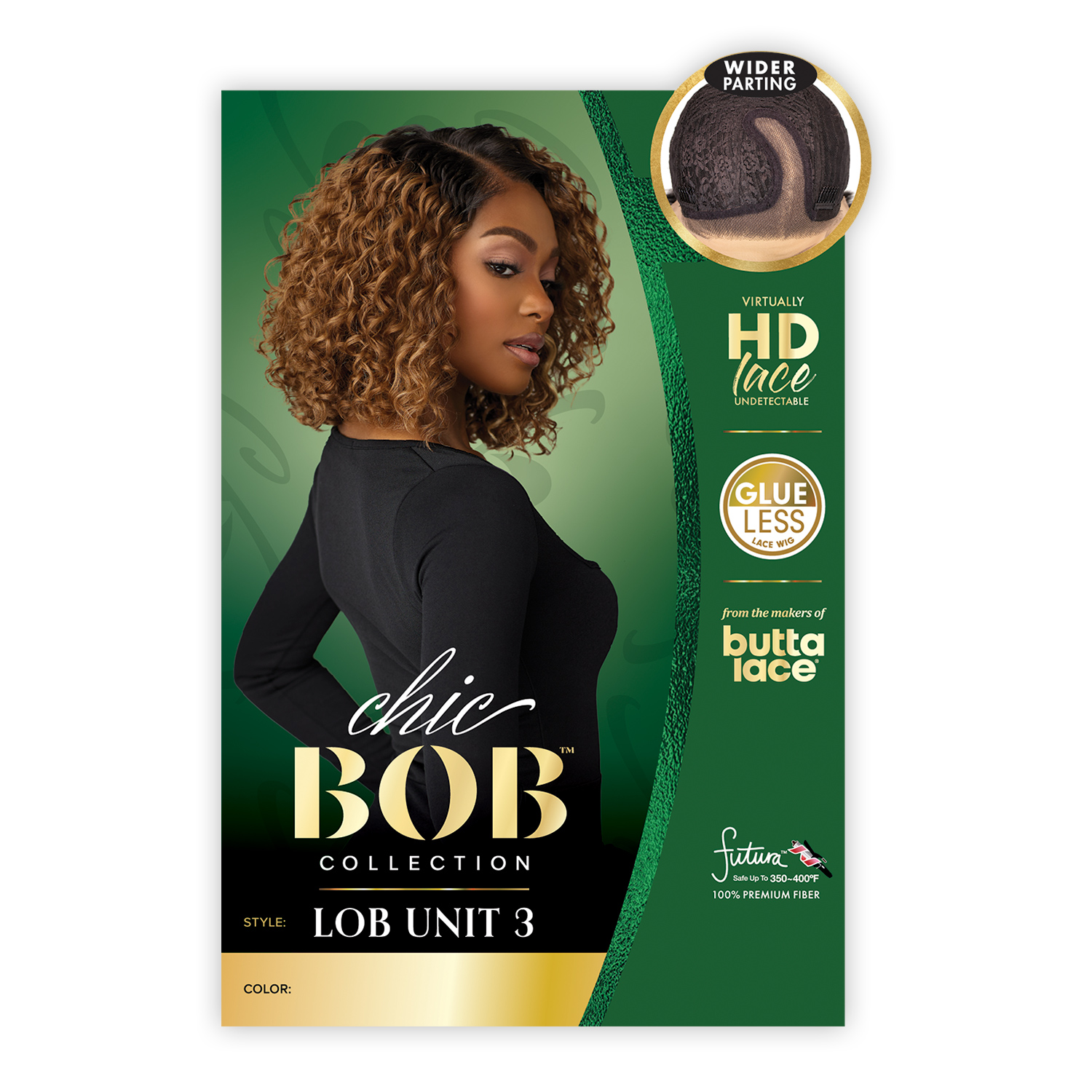 Sensationnel HD Lace Front Wig Butta Lace Glueless Chic Bob Lob Unit 3