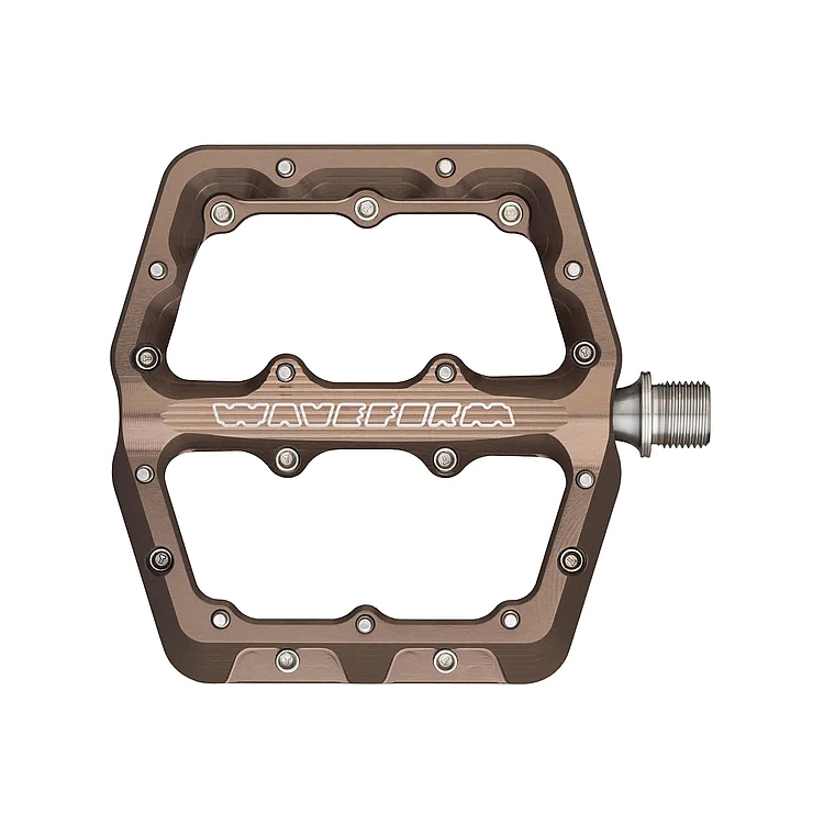 Wolf Tooth WAVEFORM Flat Pedals - Large - espresso