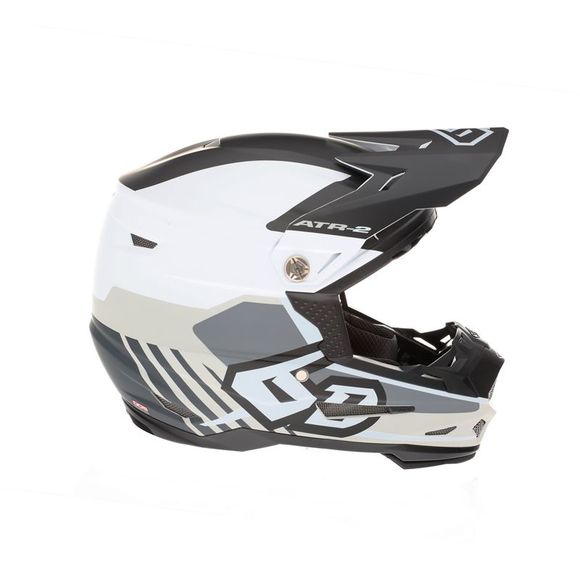6D Helmets ATR-2 TARGET 2023 cross helmet - White / BlackRef: DH0017