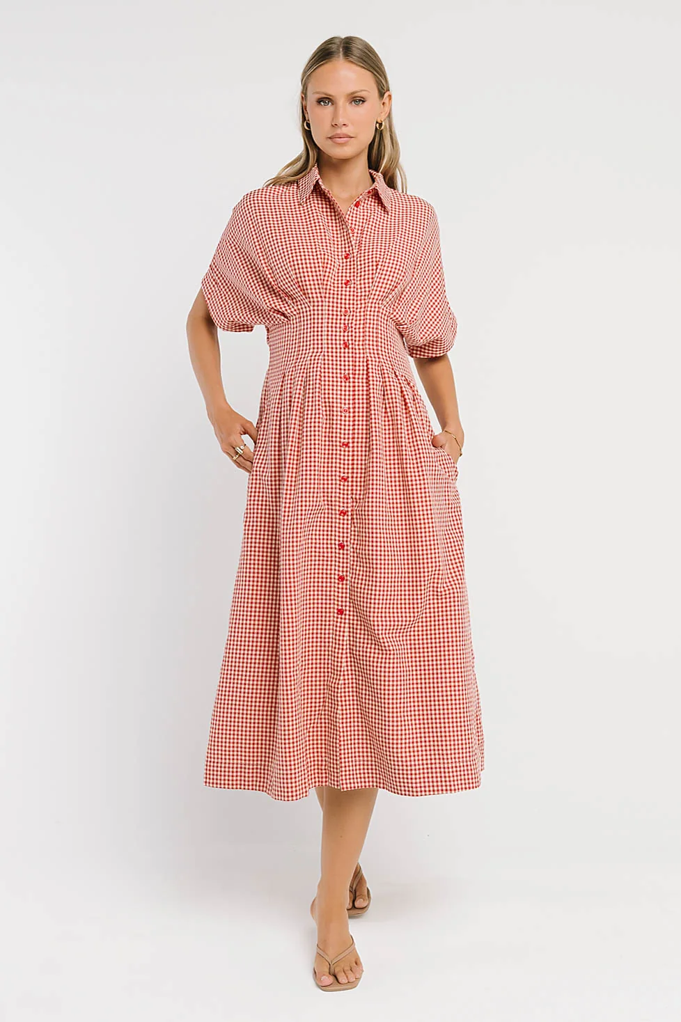 Collins Maxi Dress in Red