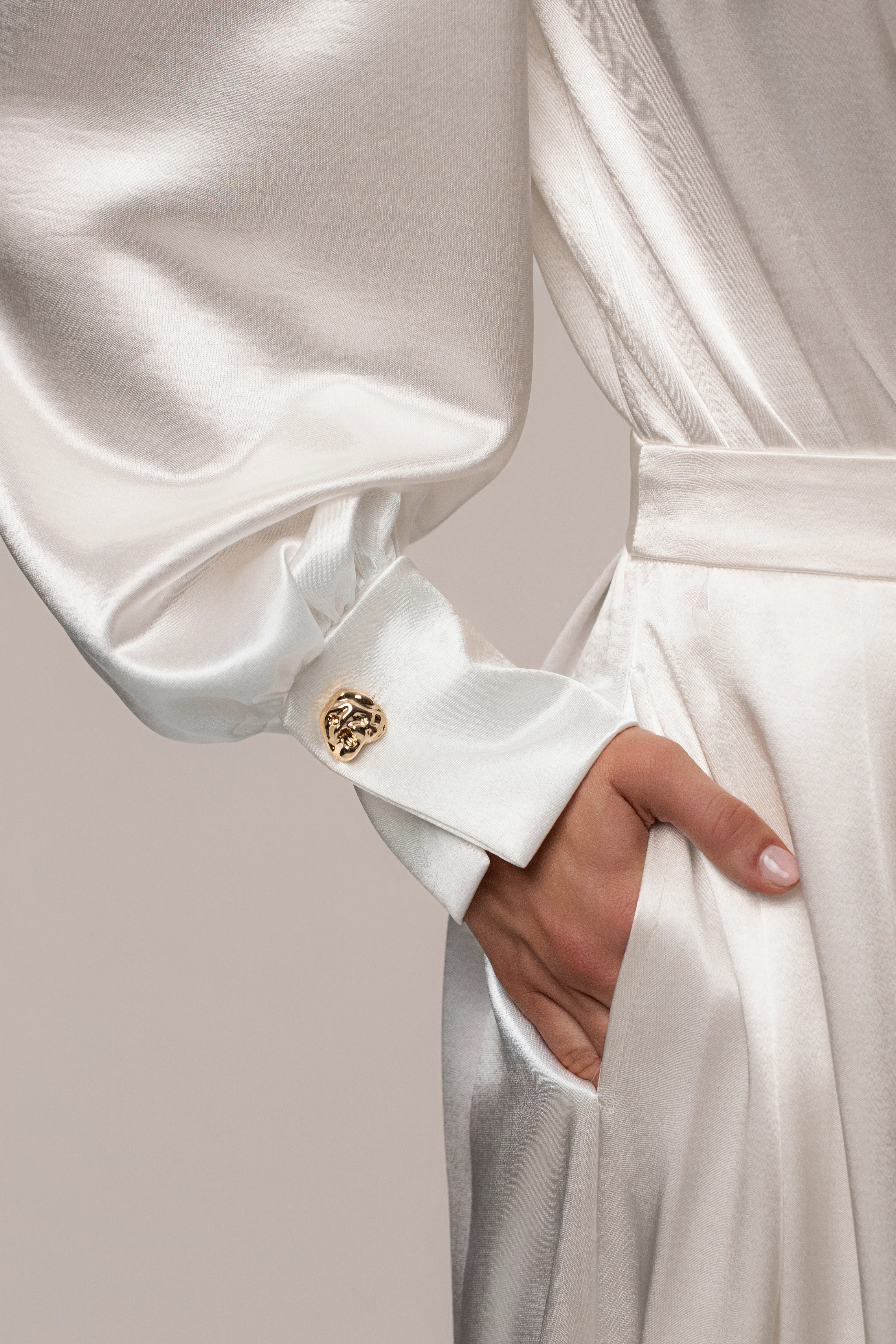 White Satin Radiance Bodysuit