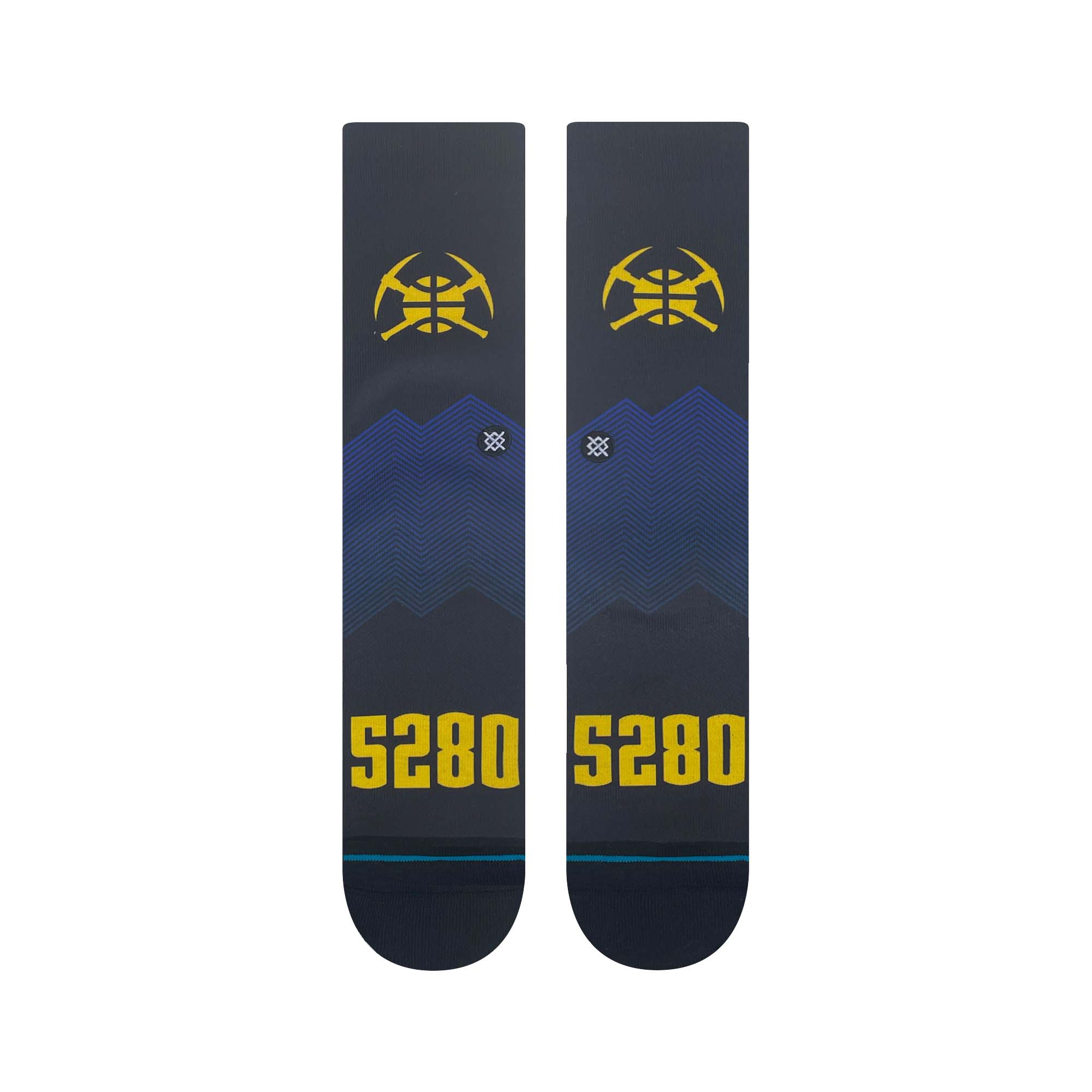 Denver Nuggets 2023/24 NBA City Edition Stance Crew Socks
