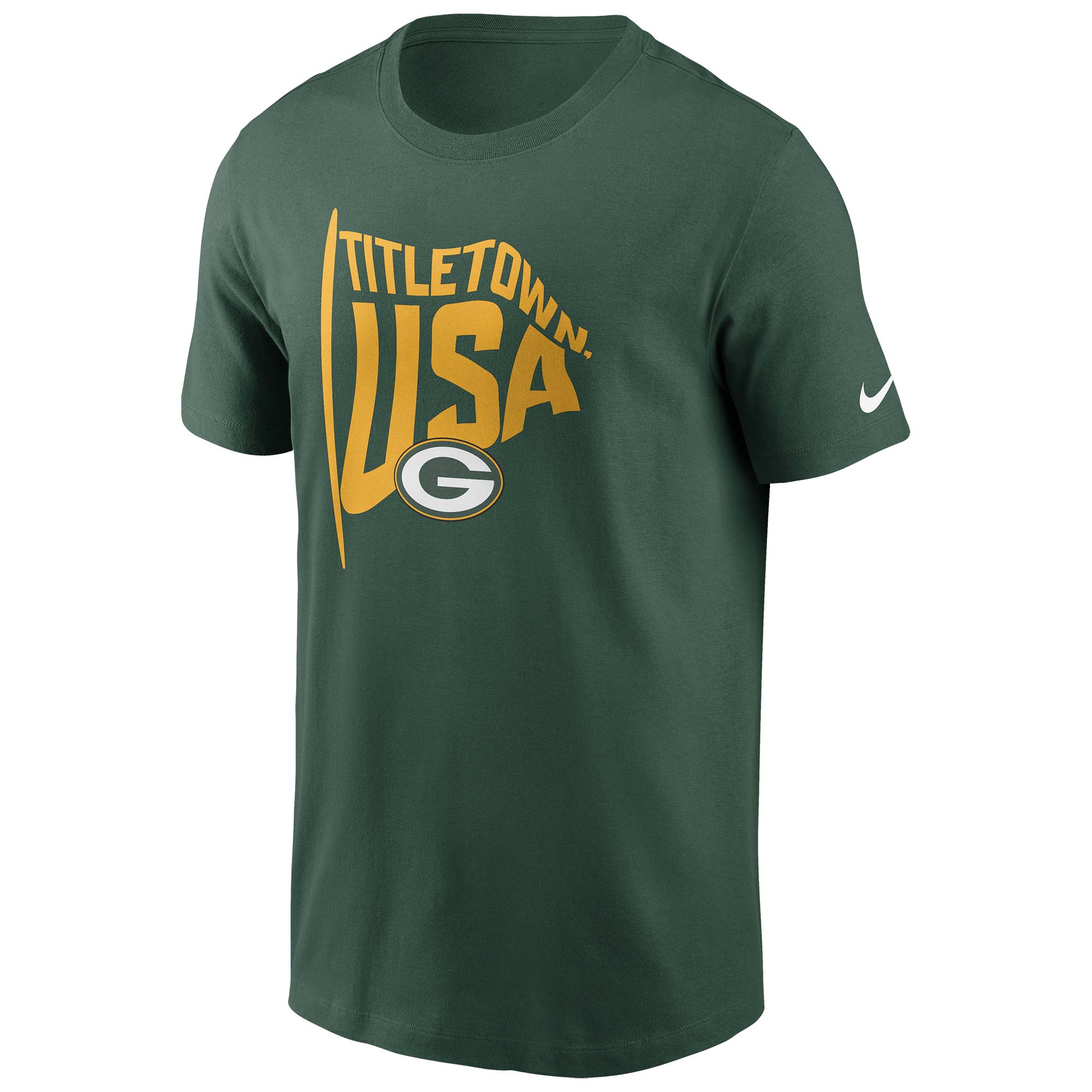 Green Bay Packers Titletown USA Nike Essential NFL T-Shirt Green