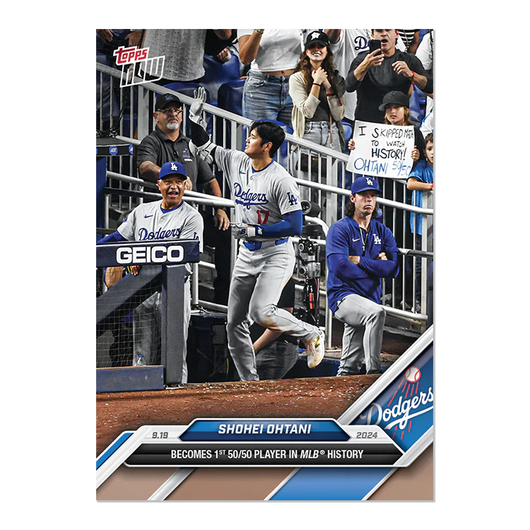 Shohei Ohtani 50/50 - 2024 MLB TOPPS NOW® Card 722 - LOOK FOR AUTOS