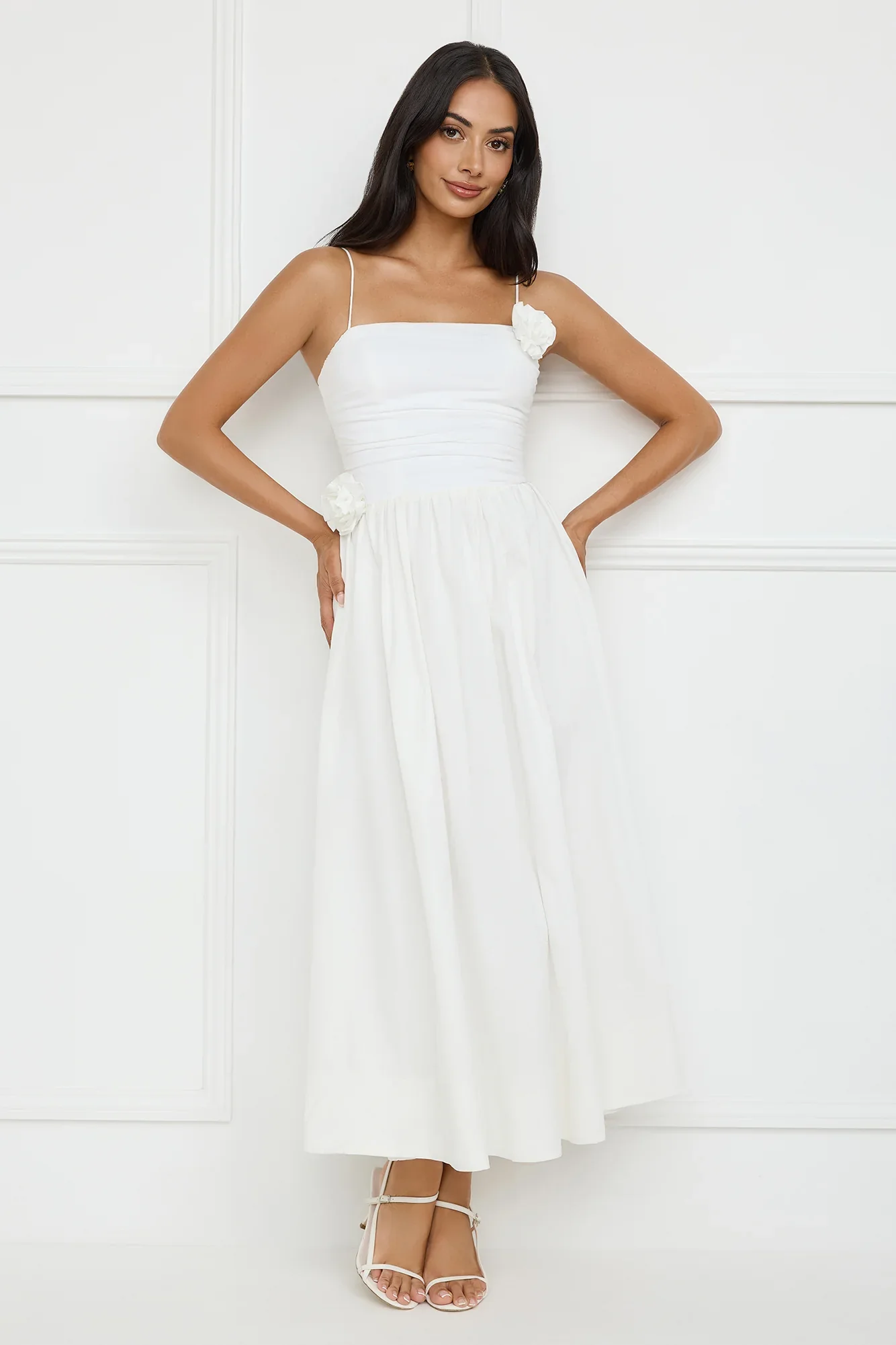 Trendsetter'S Way Maxi Dress White