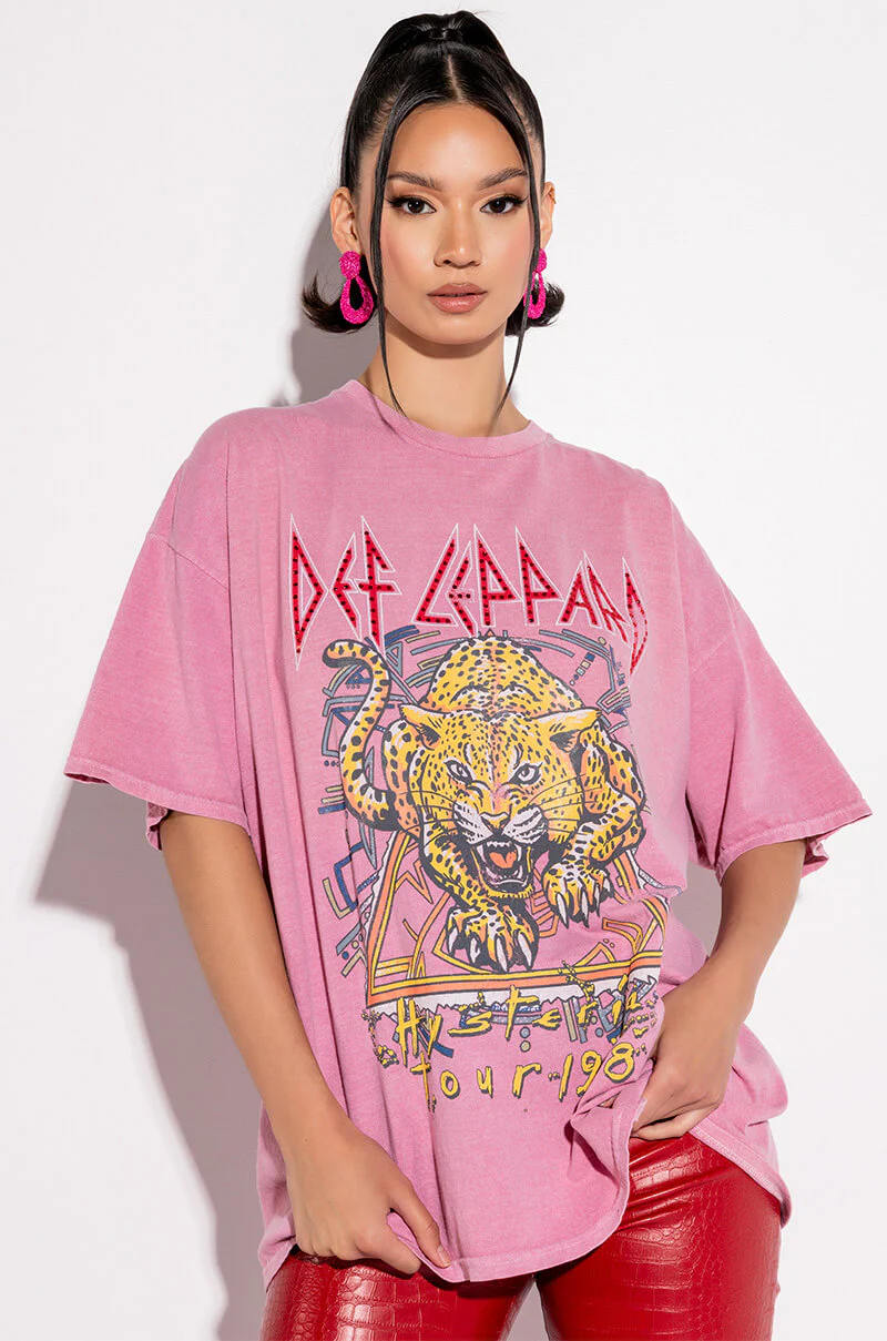 Def Leppard T Shirt Dress
