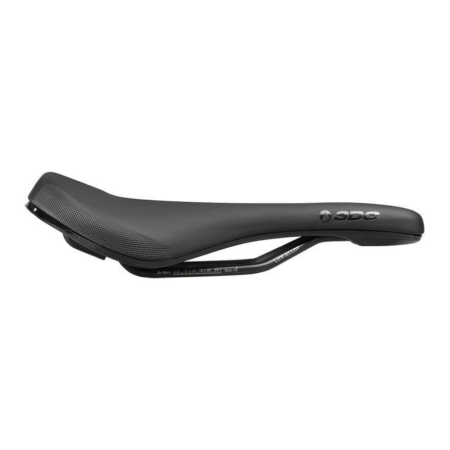 SDG Bel-Air 3.0 MAX MTB Saddle - Lux Alloy - black/black