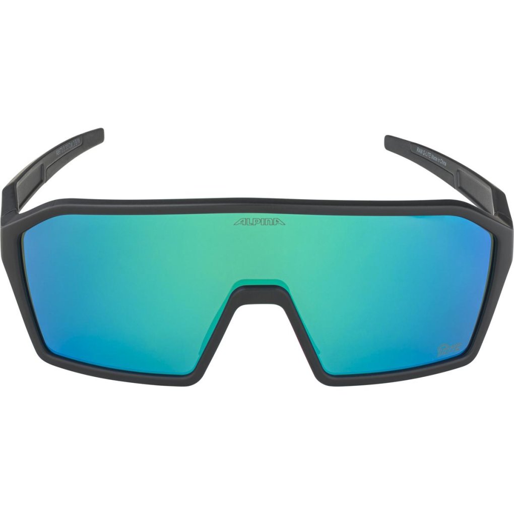 Alpina Ram Q-Lite Glasses - black matt/mirror green