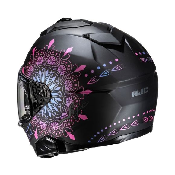 HJC I71 Full-Face Helmet - NIEL - Black / PinkRef: HJ1401