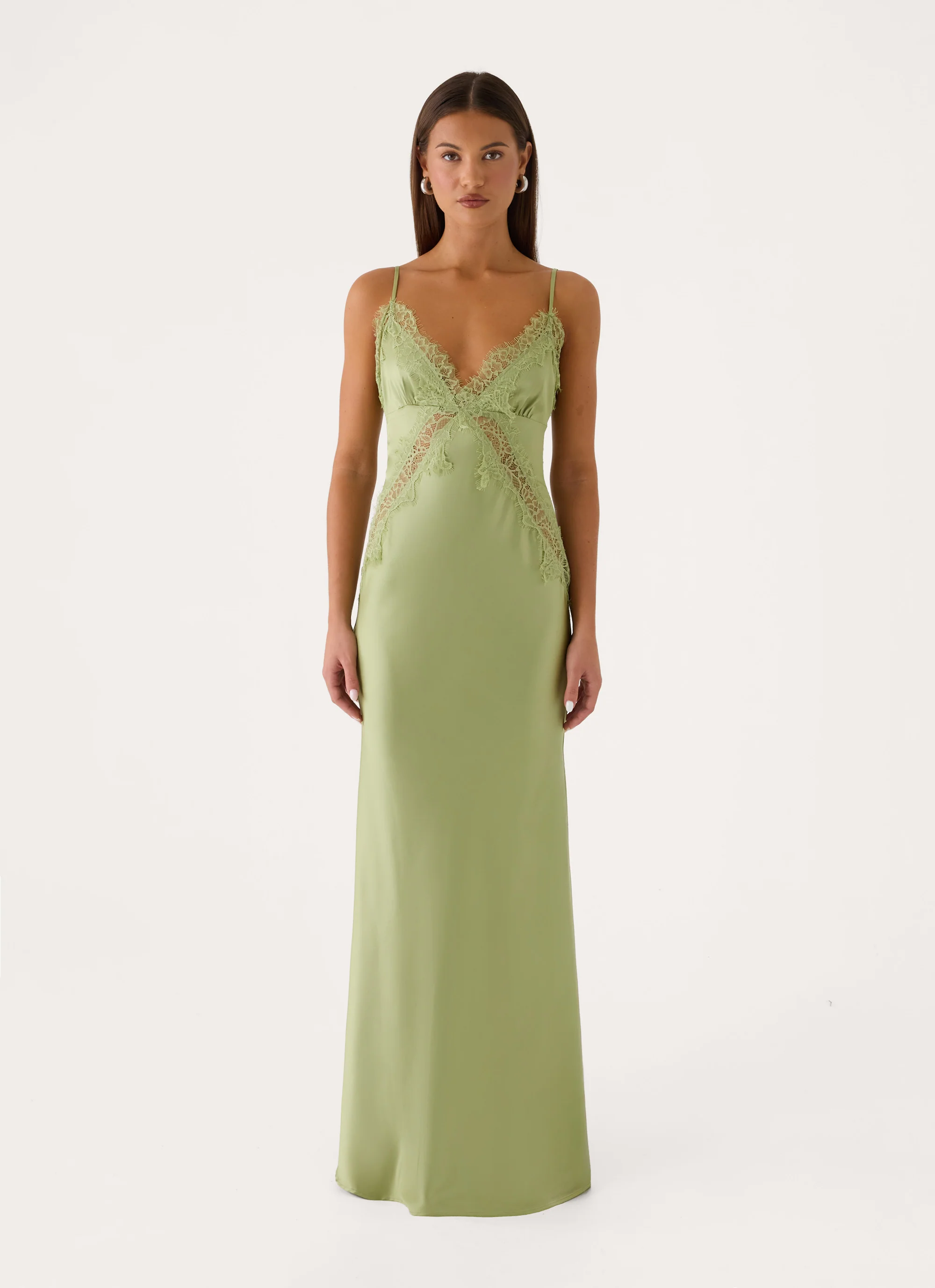 Winona Night Slip Dress - Green