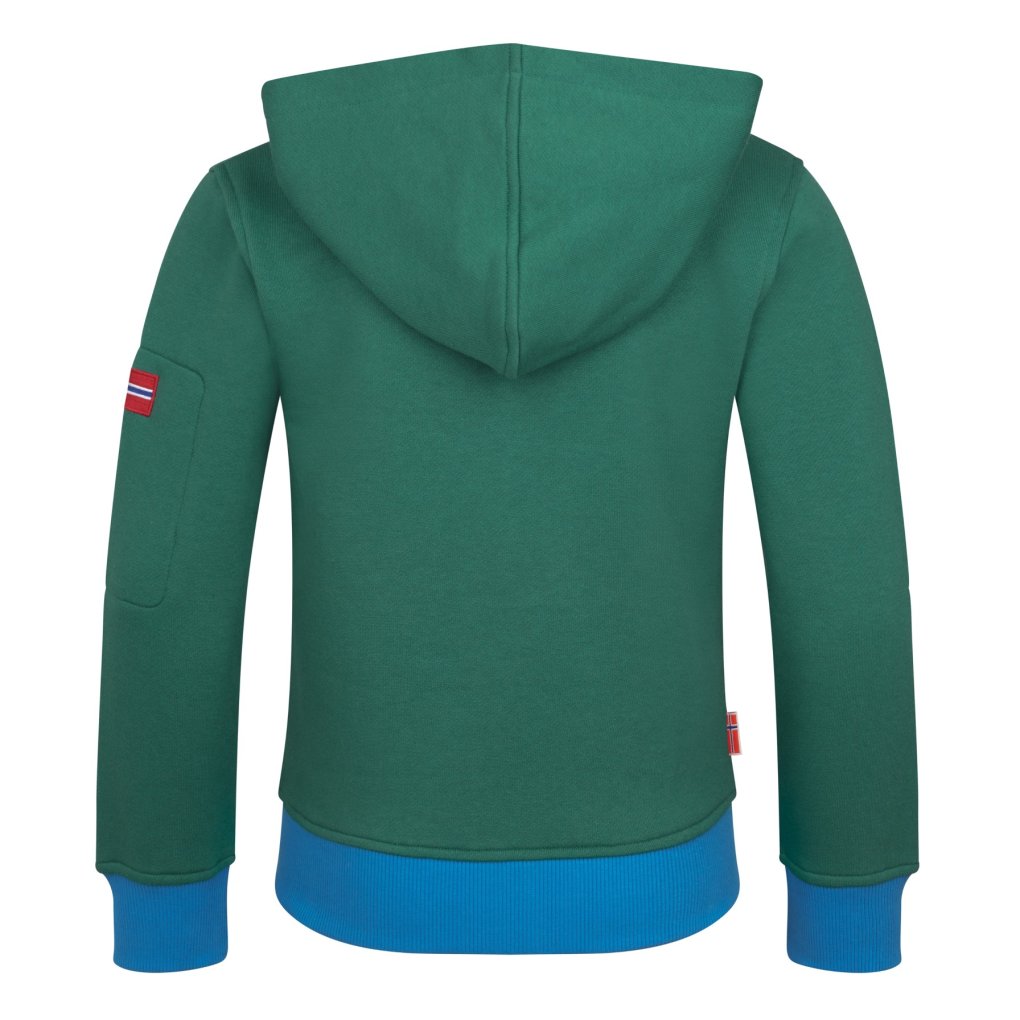 Trollkids Sortland Jacket Kids - Jungle Green/Dynamic Blue