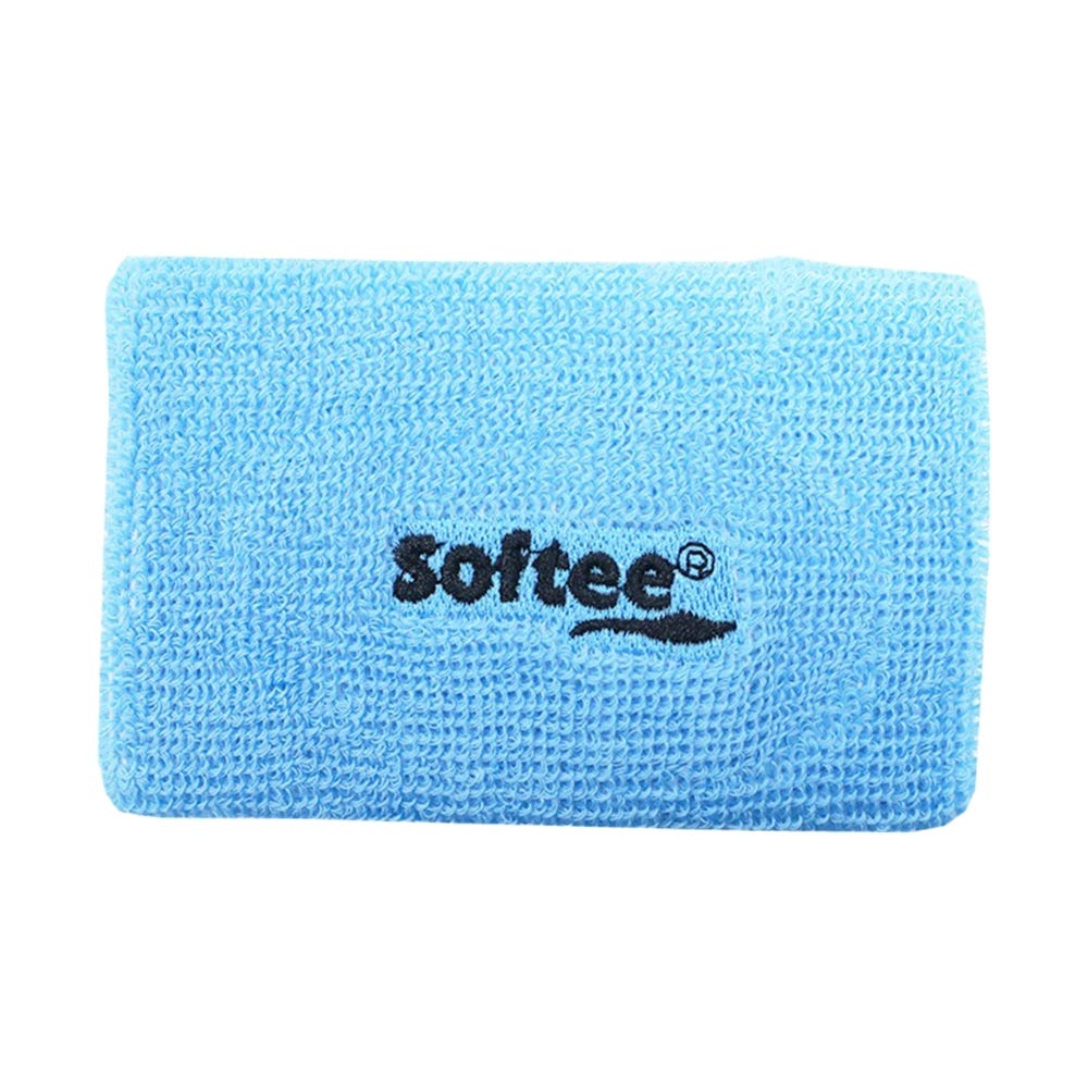 SOFTEE WIDE WRISTBAND BLUE