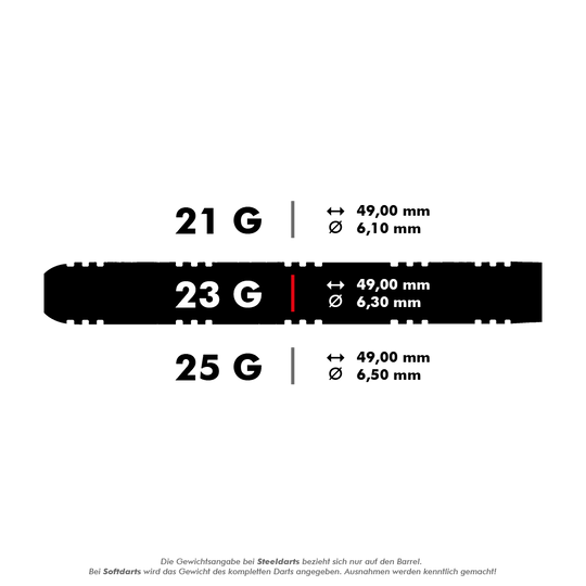 Harrows Anniversary Edition Magnum Steeldarts