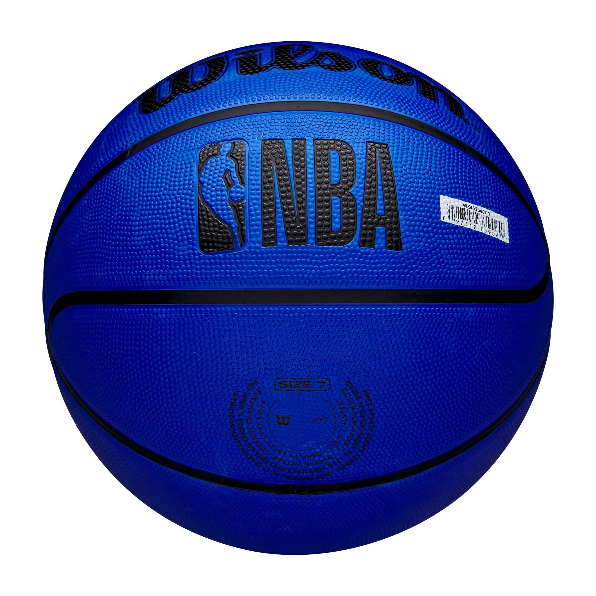 Dallas Mavericks Solid Wilson NBA Basketball Blue (Size 5)