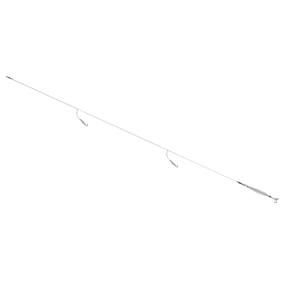 Balzer 71° North cod spoon spoon system (2 hooks)