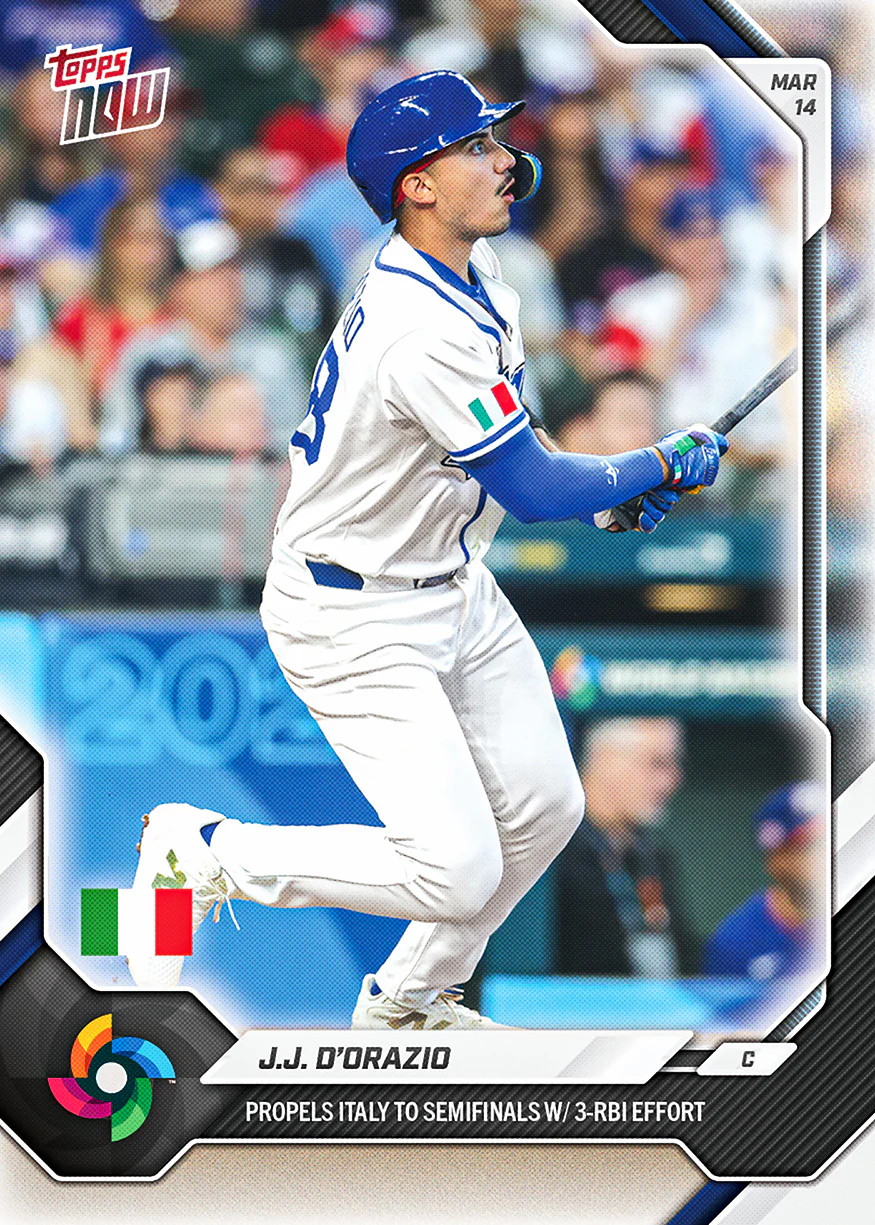 J.J. D'Orazio - 2026 World Baseball Classic Topps NOW® - Card 31