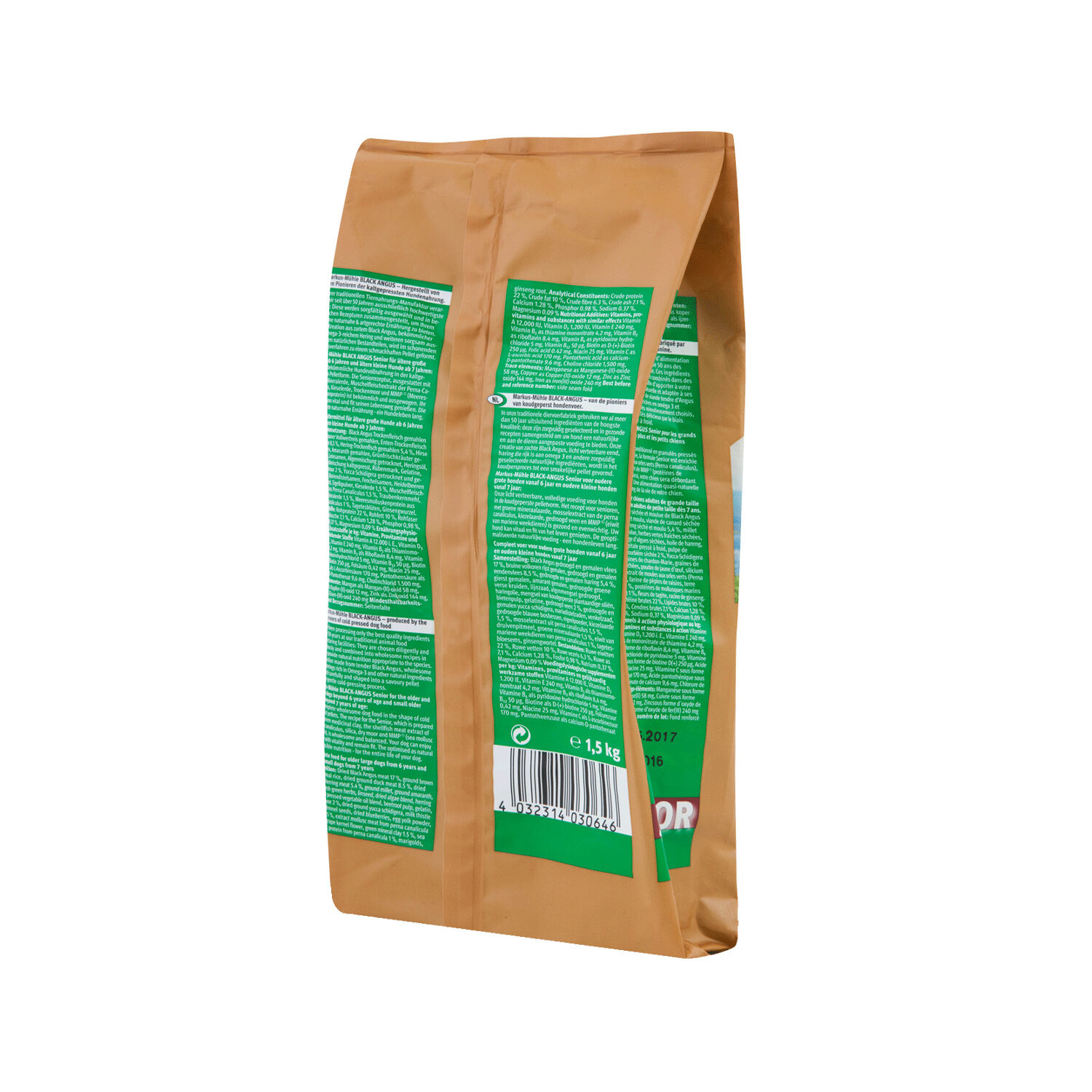 Markus-Mühle Black Angus Senior Dog Food - 15kg